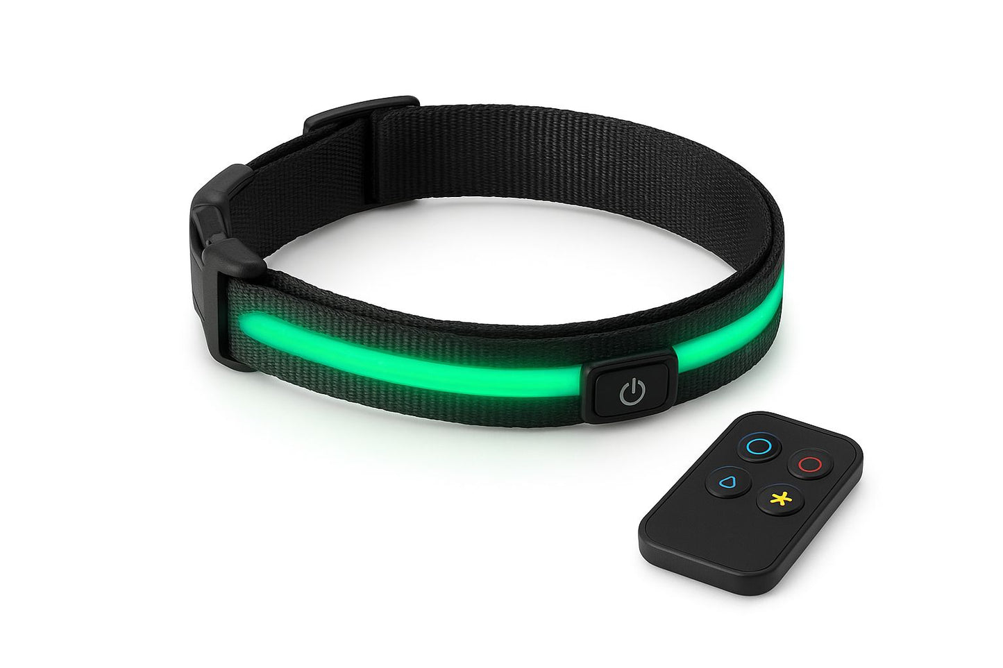 Night Safety Pack – LED Collar + LED Harness + LED Leash