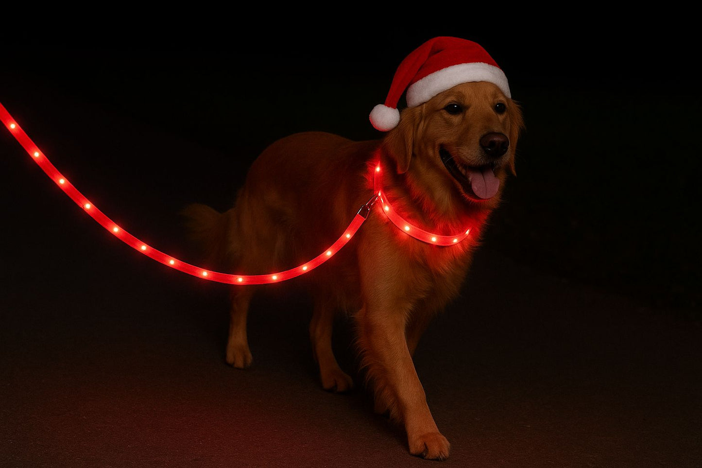 LED Dog Leash β Night Safety & Style